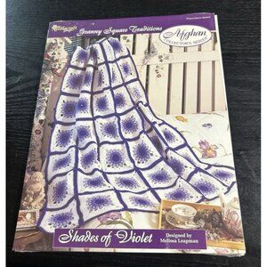 Granny Square Traditions Shades Of Violet Crochet Patterns By Needlecraft Shop